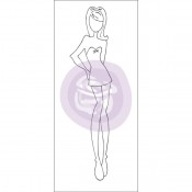 (Pre-Order) Mixed Media Doll Cling Stamp - Marisol